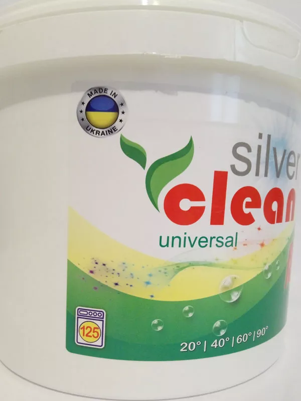 Стиральный порошок Silver Clean 10kg Color,  Universal 4