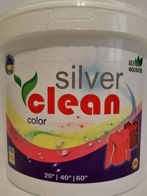 Стиральный порошок Silver Clean 10kg Color,  Universal 5