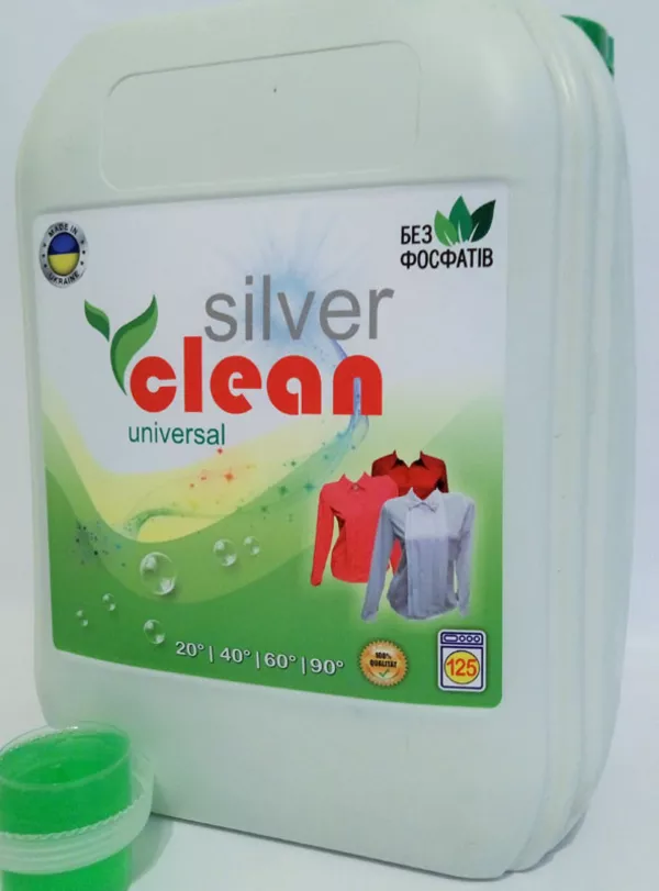 Рідкий пральний порошок Silver Clean 10l оптом і вроздріб 7